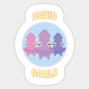 SQUID GOALS Sticker